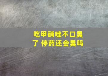 吃甲硝唑不口臭了 停药还会臭吗